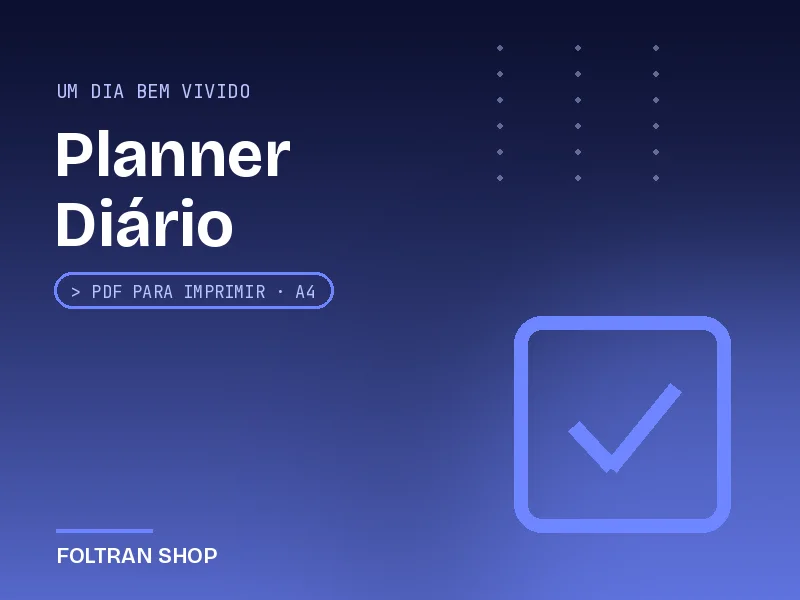Planner Diário