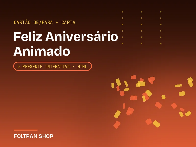 Feliz Aniversário Animado