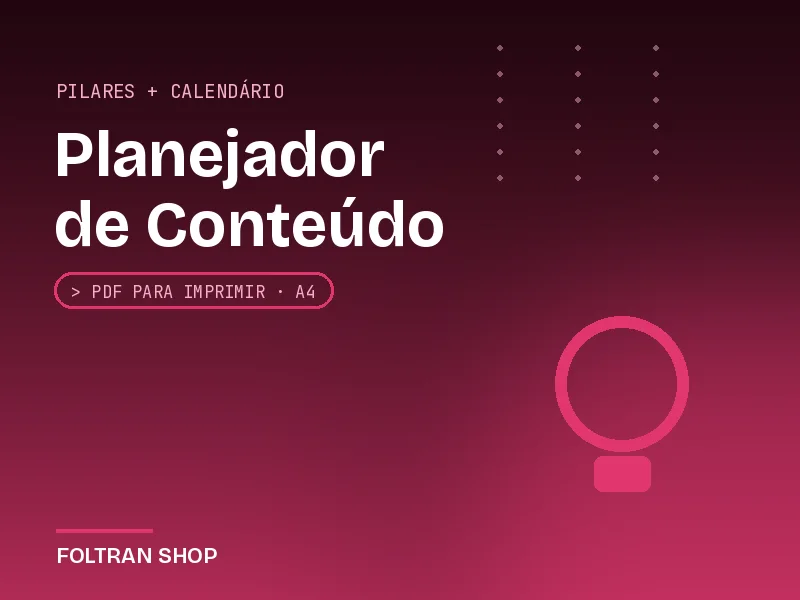 Planejador de Conteúdo