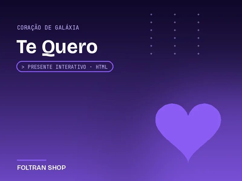 Te Quiero — Cartão Animado