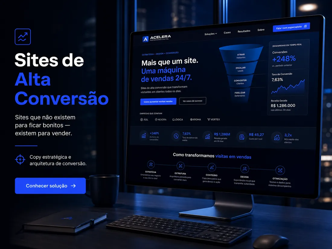Site de alta conversão